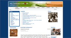 Desktop Screenshot of kethanodrom.hu